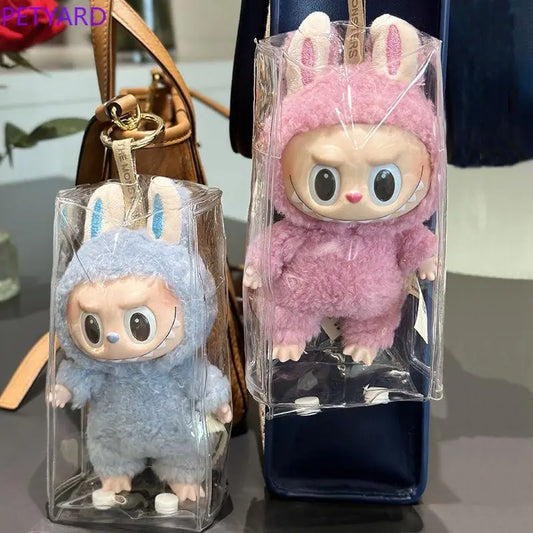 For Labubu Bag Keychain Transparent Protective Cover Bag for Doll Bag (No Doll) #466360