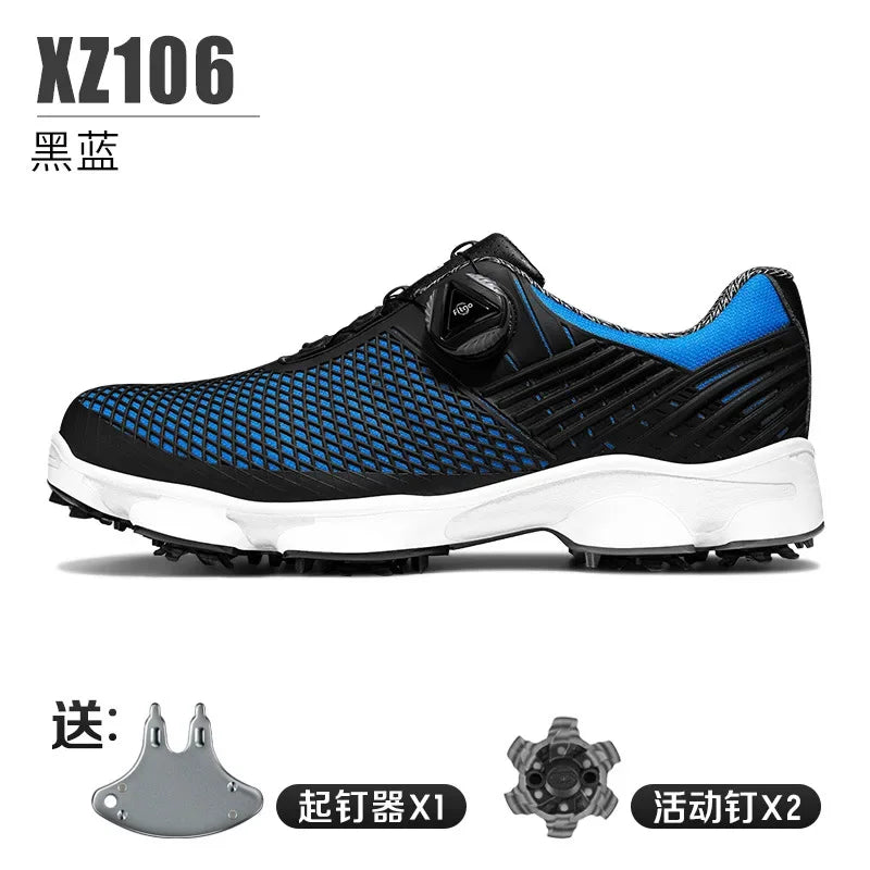PGM Golf Sports Men's Shoes Waterproof Fashion Casual Sneakers Quick Lacing Breathable Non-Slip XZ106 Wholesale
