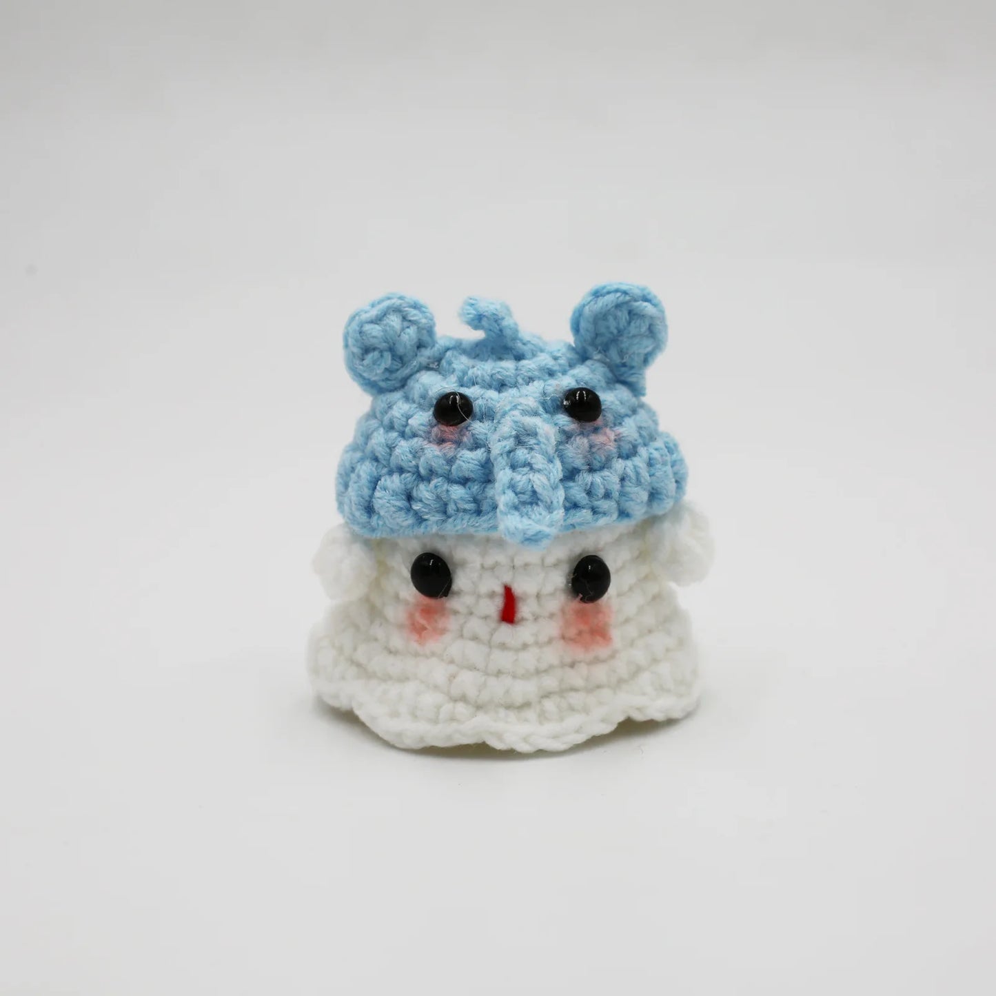 Halloween Home Decoration Handmade Knitted Witch Ghost Doll Ornament  Cute Pumpkin Ghost Keychain for Bag Pendant Christmas Gift