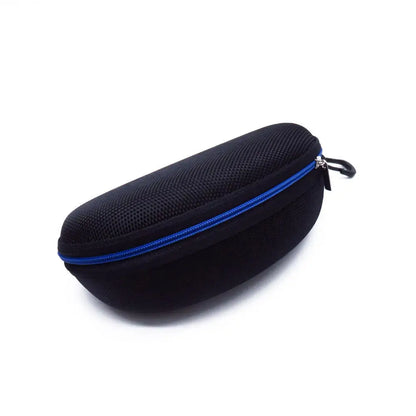 KLASSNUM Portable EVA Glasses Case With Carabiner Hook Colorful Sunglasses Hard Case Zipper Eyeglasses Protector Box Holder New