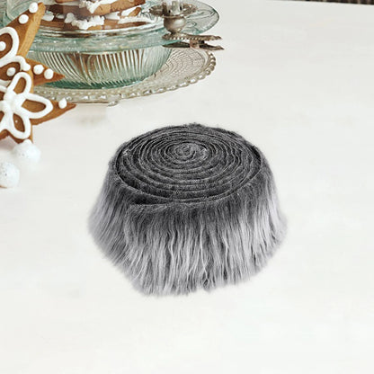 Faux Fur Fabric Costume Soft Artificial Fabric for Dwarf Decoration Clothing Gnomes Beard Hair Cosplay Costume Christmas Tree