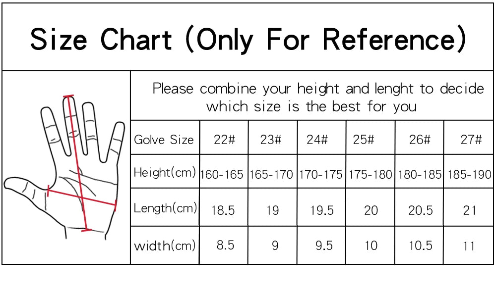 Pack of 10 PCS Men's Golf Gloves Breathable Black Soft Fabric Brand GOG Golf Glove Left Hand Drop Ship