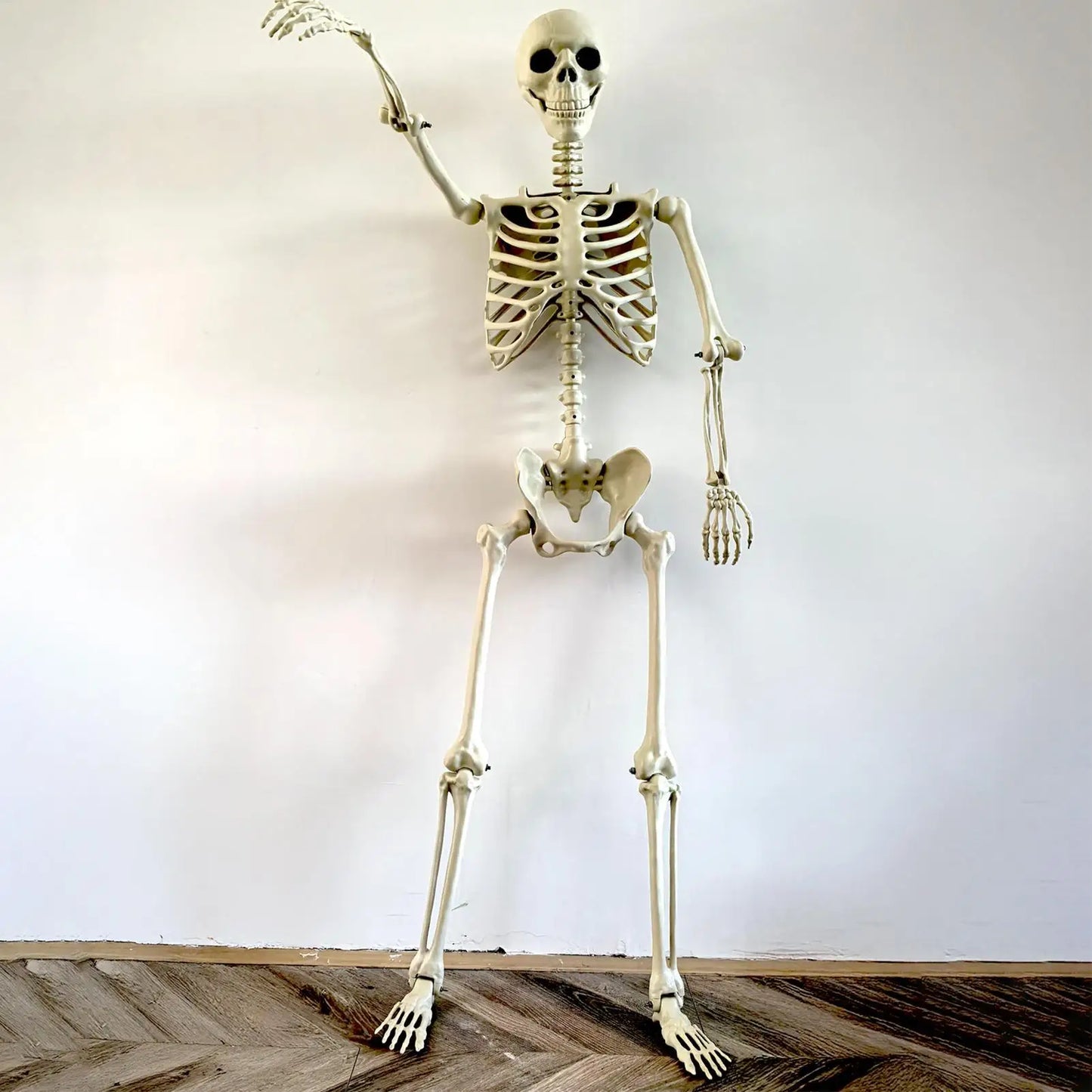 Halloween Skeleton  90cm Halloween Human Shape Posable Human Shape Bones Halloween Herror Decorations Haunted House Horror Props