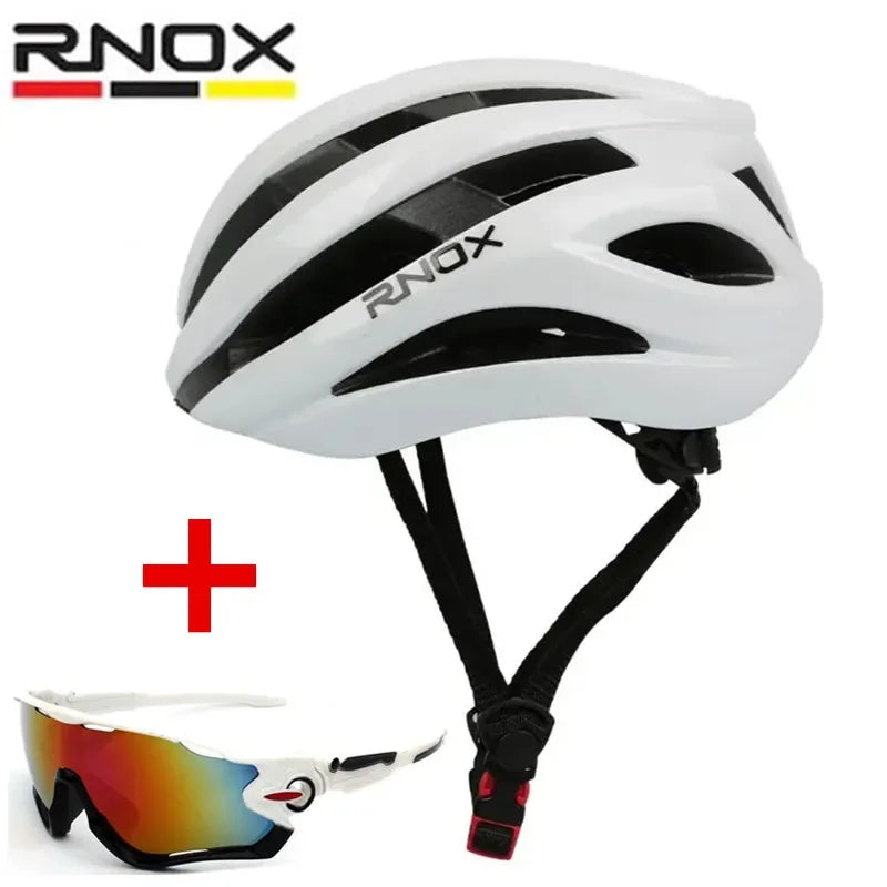 RNOX Women Bike Helmet Cycling MTB Mountain Road Bike Helmets Integrally-Molded Shockproof Men Adult Cycling Bicycle Helmet