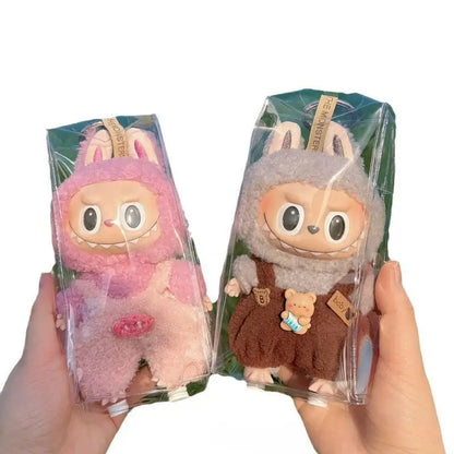 For Labubu Bag Keychain Transparent Protective Cover Bag for Doll Bag (No Doll) #466360