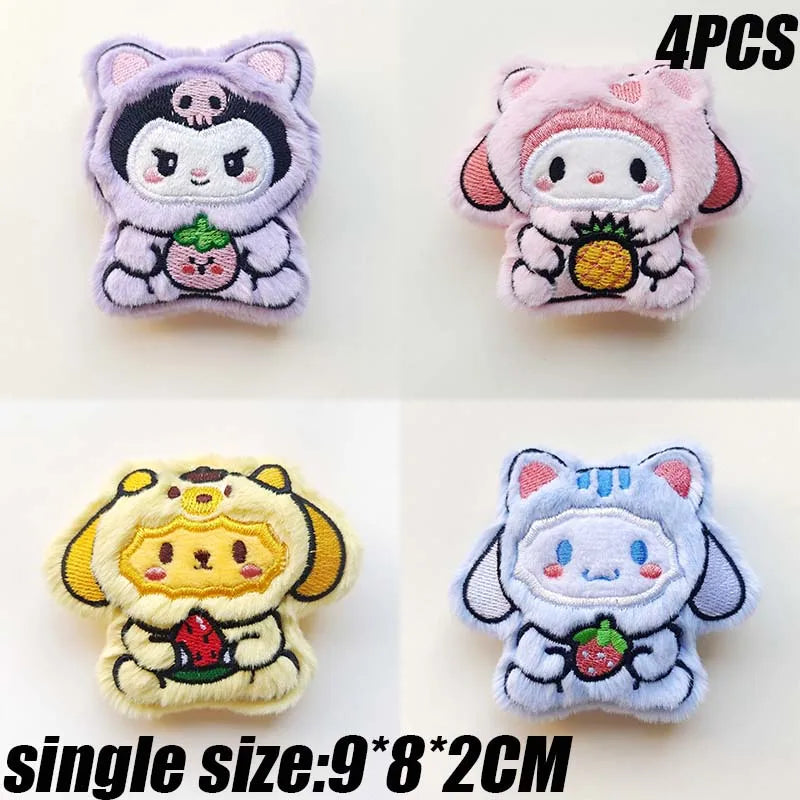 Hello Kitty Novelty Alternative Halloween Creative Plush Toy Scary Style Friend Gift Clown Plush Doll Kawaii Stitch Plush