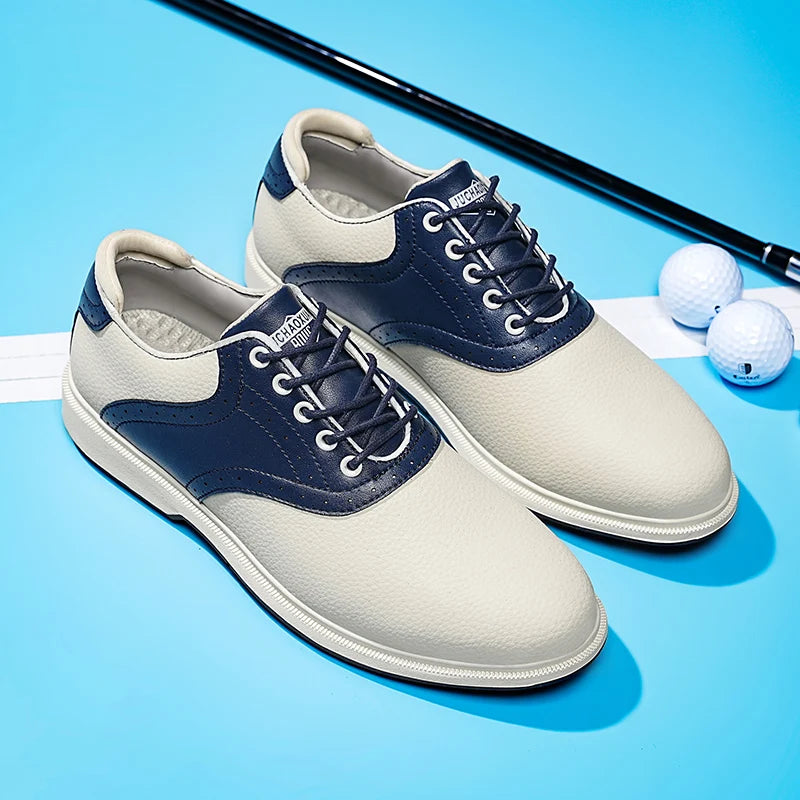 Waterproof Golf Shoes Men's Golf Sports Shoes Outdoor Golf Shoes Non-Slip Women's Large Size Walking Sports Shoes Size 39-47