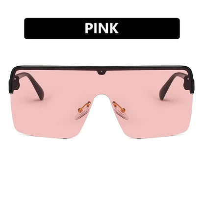 Hot Fashion Brand Designer Sunglasses Women Summer Rimless Square Shades Sun Glasses Eyewear Sunshines Luxury Sunglasses Woman