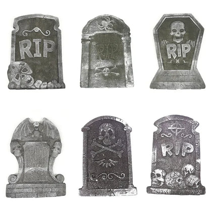 Halloween Decoration Foam Tombstone Ghost Festival Home Haunted House Bar Scene Layout Props Kids Adults Happy Halloween Supplie
