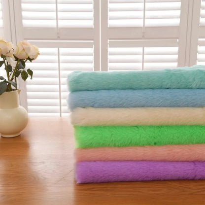2.5cm Imitation Rabbit Fox Fur Grass Counter Decoration Carpet Clothing Scarf Animal Fur Suit Fabric
