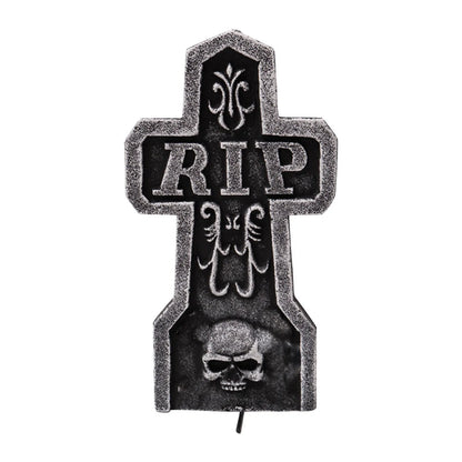 Halloween Foam Tombstone Decoration Haunted House RIP Stone Grisly Props Party Decor Skeleton Tombstone Yard Halloween Decor