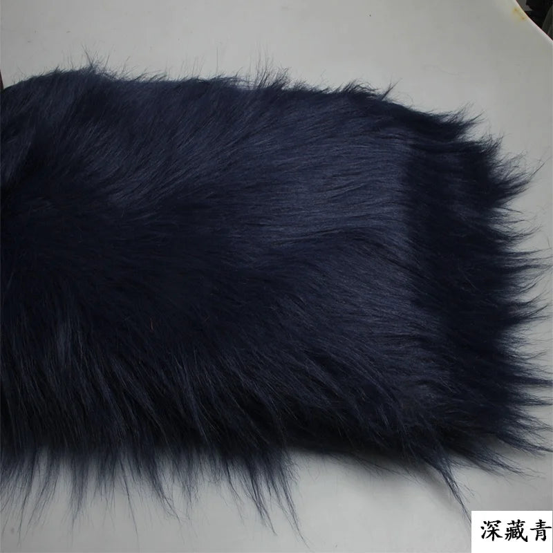 4 Kinds of Purple 12cm Long Pile Fur Faux Fur Fabric Soft Plush Faux Fur Fabric Sewing DIY Toy Home Background Decoration Cloth