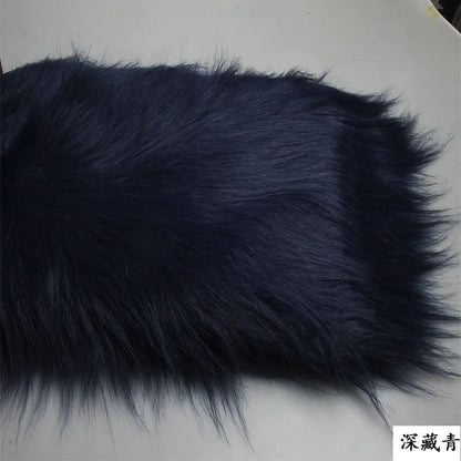 4 Kinds of Purple 12cm Long Pile Fur Faux Fur Fabric Soft Plush Faux Fur Fabric Sewing DIY Toy Home Background Decoration Cloth