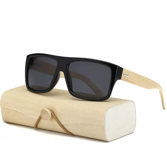 Original Wooden Bamboo Sunglasses Men Women Mirrored UV400 Sun Glasses Real Wood Shades Gold Blue Goggles Sunglases Male