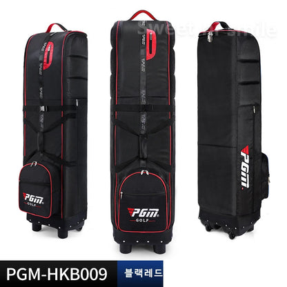 PGM Golf Travel Plane Bags With Wheel Thicken Straps Foldable Golf Club Travel Cover for Airlines Golf Aviation Bag HKB009