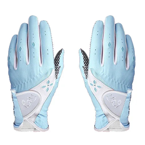 PGM 1 Pairs Women Golf Gloves Soft Breathable PU Leather With Non-Slip Particle Outdoor Sports Wholesale Accessories ST020
