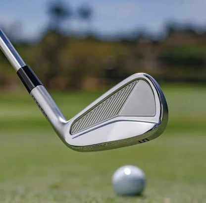 Golf Club Iron Set for Men P.MC Series 7MC Forged R, S, SR Flex Steel, Graphite Shaft, Head Cover, Brand New With Logos
