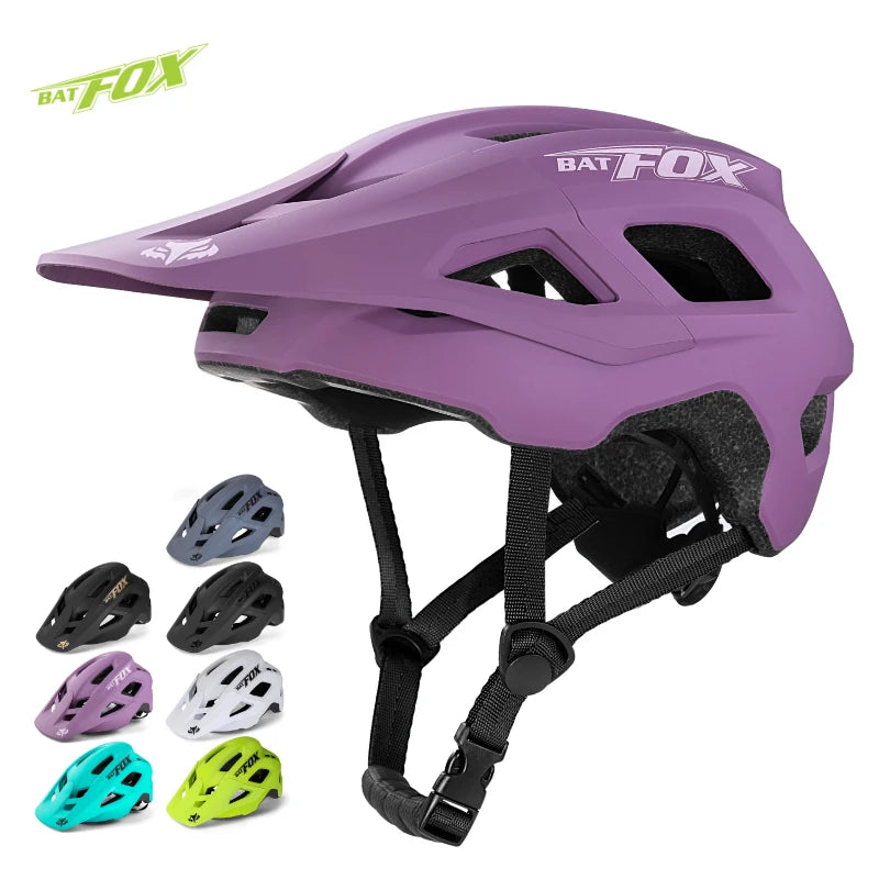 BATFOX Bike Helmet Lightweight Safety Cap Protection Comfort Lining Bicycle MTB Helmets Women Men Riding Cycling Helmet Casao