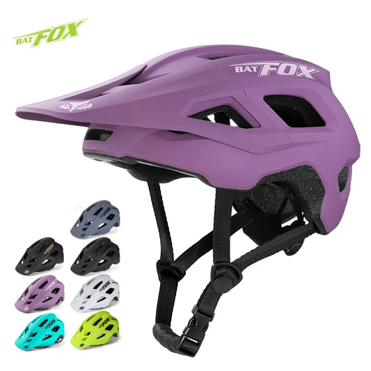 BATFOX Bike Helmet Lightweight Safety Cap Protection Comfort Lining Bicycle MTB Helmets Women Men Riding Cycling Helmet Casao