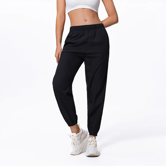 1/2 Piece Women's Casual Sports Pants Black Pocket Pants Running Fitness Slimming Ankle Pants Multi-Size Teen 9 Sub-Library