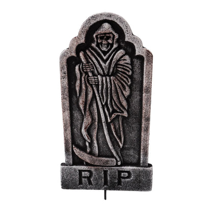 Halloween Foam Tombstone Decoration Haunted House RIP Stone Grisly Props Party Decor Skeleton Tombstone Yard Halloween Decor
