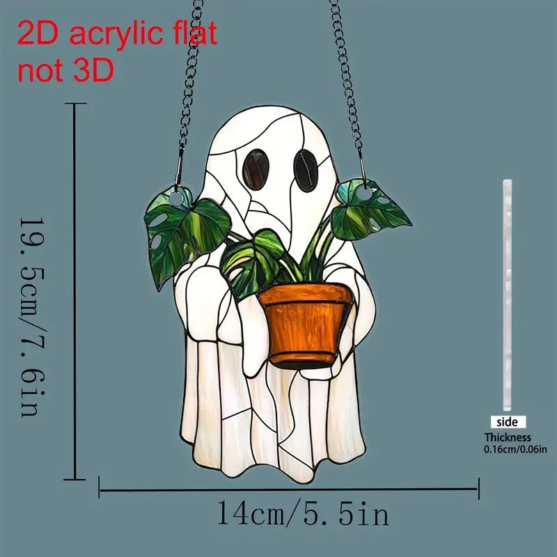 1pcs Thrilling Gothic Window Decoration - Suitable for Halloween Decoration and Haunted House Aesthetics, Wall Decoration