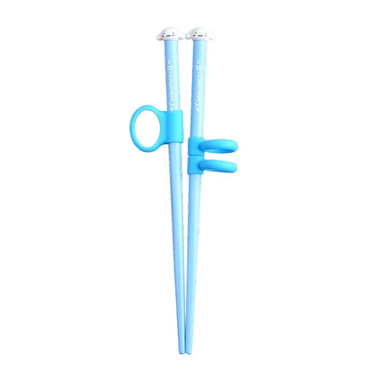 Hello Kitty Chopsticks Sanrio  Kuromi Cinnamoroll Practicing Chopsticks Cartoon  Cute Child Tableware Kitchen Supplies Gift