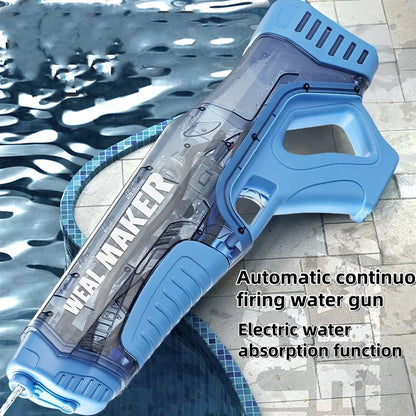 Hot Selling Dropshipping Electric Continuous Shooting Water Gun Toy Automatic Spray Outdoor Pool Summer Toy for Kids Adult Gift