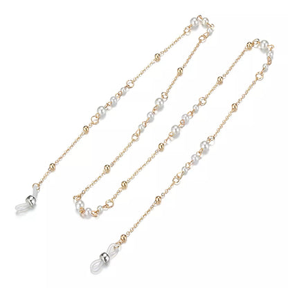 1PCs Women Fashion Pearls Sunglasses Chains Gold Eyeglasses Chains Sunglasses Holder Necklace Eyewear Retainer Accessories