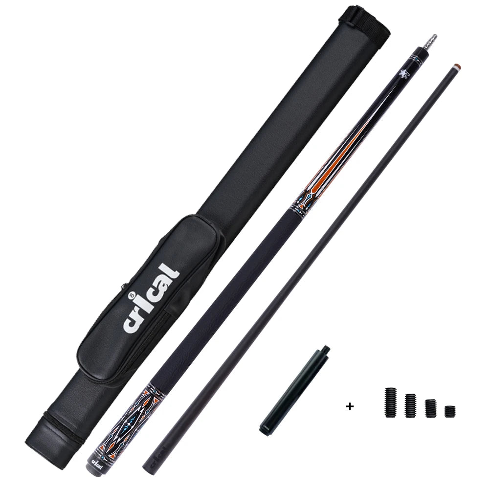 CRICAL Carbon Fiber Pool Cue Stick  Professional Pool Sticks Low Deflection  Tournament Level Billiard Cues With 12.5mm Tip