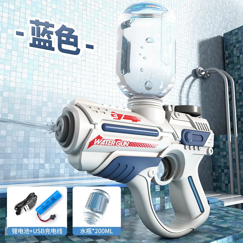 New 2024 Experience Fully Automatic Summer Water Gun Electric Glock Pistol Shooting Water Fun Toys for ChildrenBoysGirls Adults