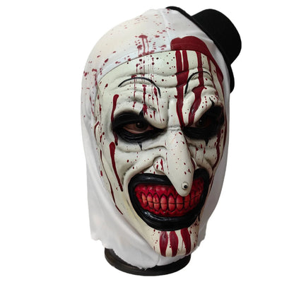 Scary Terrifier 3 Cosplay Mask Halloween Art the Clown Bloody Latex Soft Props Party Adults Terrifier Costume Masks