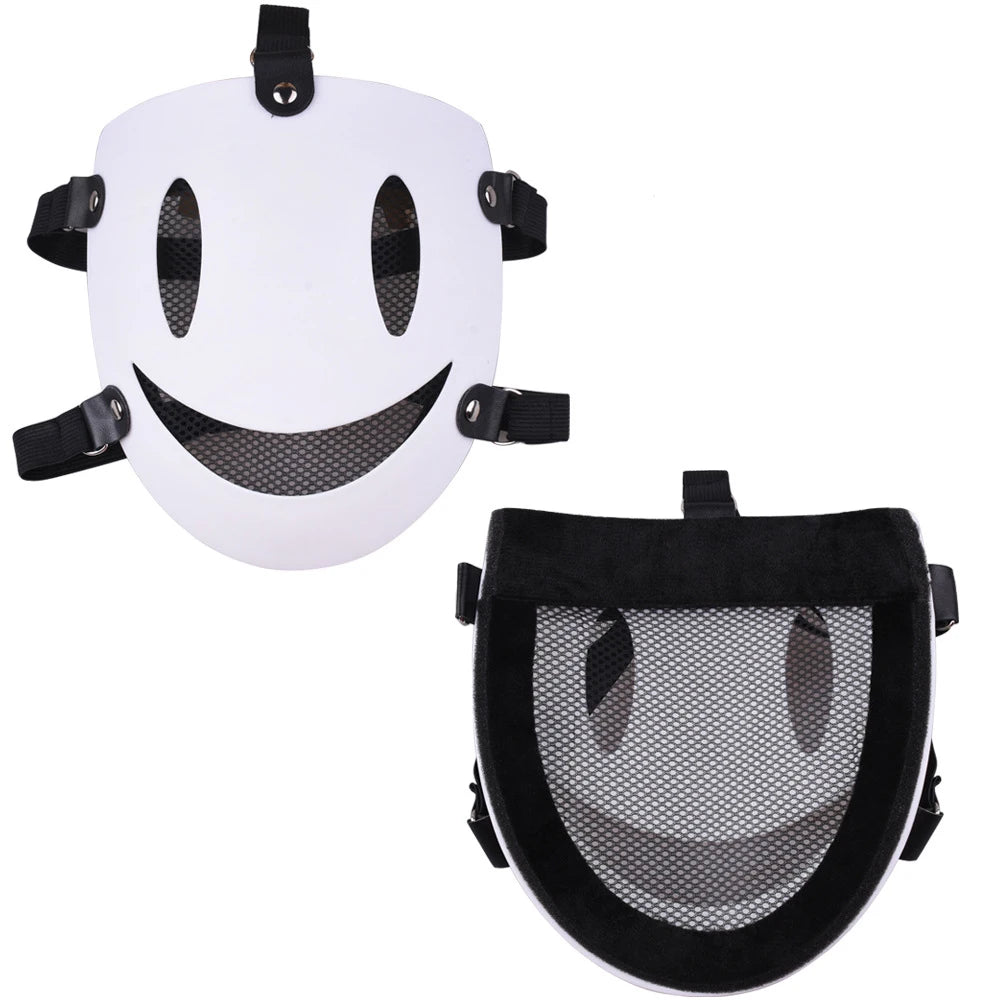 High-Rise Luminous Light Up Mask LED Glowing Mask Cosplay Party Anime Props Neon Face Mask for Adult Kids Halloween Supplies
