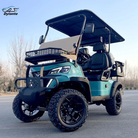 Made in China Low Price 2 4 Seater 48/60v/72v Battery Off-Road Hunting Cart Street Legal City EV Luxury Electric Club Golf Cart