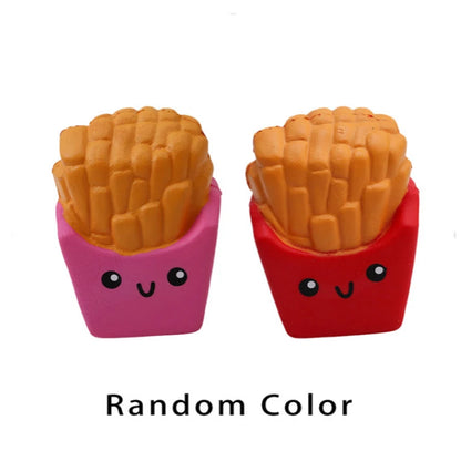 Squishy Toy Cute Food Antistress Pink Milk Tea Donuts Rising Toys Abreact Soft Squishi Stress Relief Toys Funny Girls Gifts