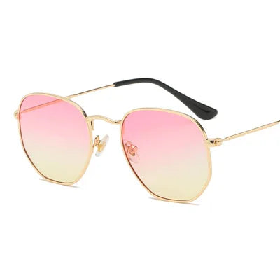 Fashion Hexagon Sunglasses Women Men 2025 Square Metal Frame Designer Sun Glasses for Driving Sunglass UV400 Protection Outdoor