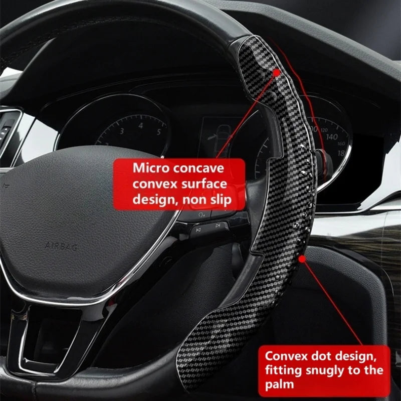 Car Steering Wheel Cover Suitable for Volkswagen Golf 7 Mk7 Touran Up New Polo Jetta Passat B8 Tiguan Accessories