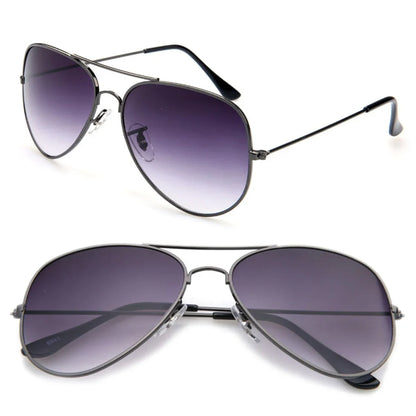 FOENIXSONG Fashion Pilot Sunglasses for Women Men  Classic Eyewear Gradient Mirrored Blue Silver Gray Sun Glasses Sunglass