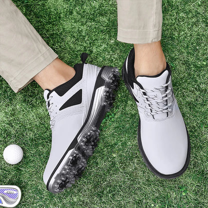 Waterproof Golf Shoes Men High Quality Leather Professional Outdoor Golfing Sneakers Walking Exported to Europe and America40-47
