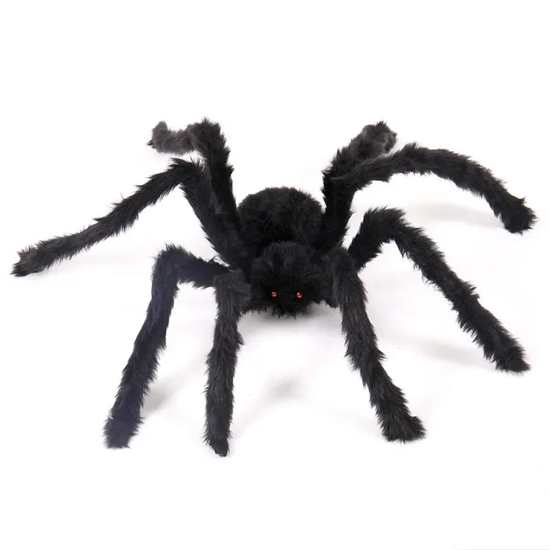 Halloween Big Plush Spider Halloween Decoration Party Props Outdoor Big Spider Decoration Chamber Trick a Prank  Big Spider