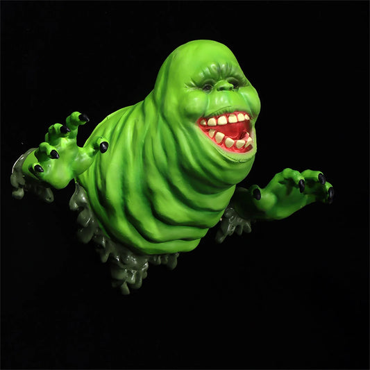 Halloween Ghostbusters Resin Wall Decor Party Green Gluttonous Ghost Ornaments Halloween Inflatable Red Ghost Glowing Decoration
