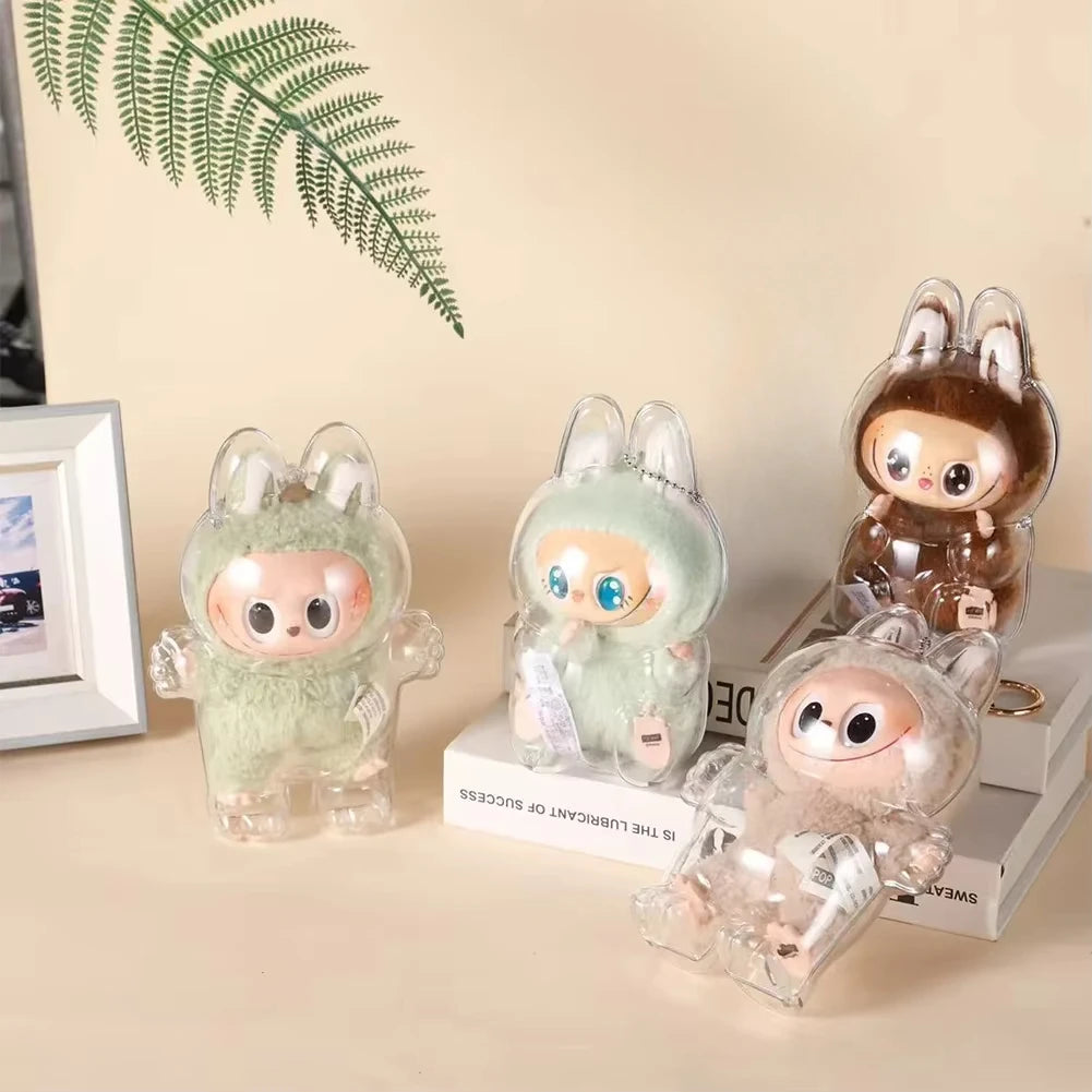 1Pc Storage Box Protective Case for Plush Dolls Display Bag for Korea Kpop Exo Labubu V1 V2 Sitting Party No Doll
