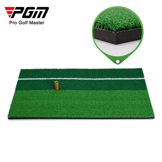 PGM Golf Mat With Rubber Tee Holder Realistic Grass Putting Mats Outdoor Sports Golf Training Turf Mat Indoor Office DJD003-9