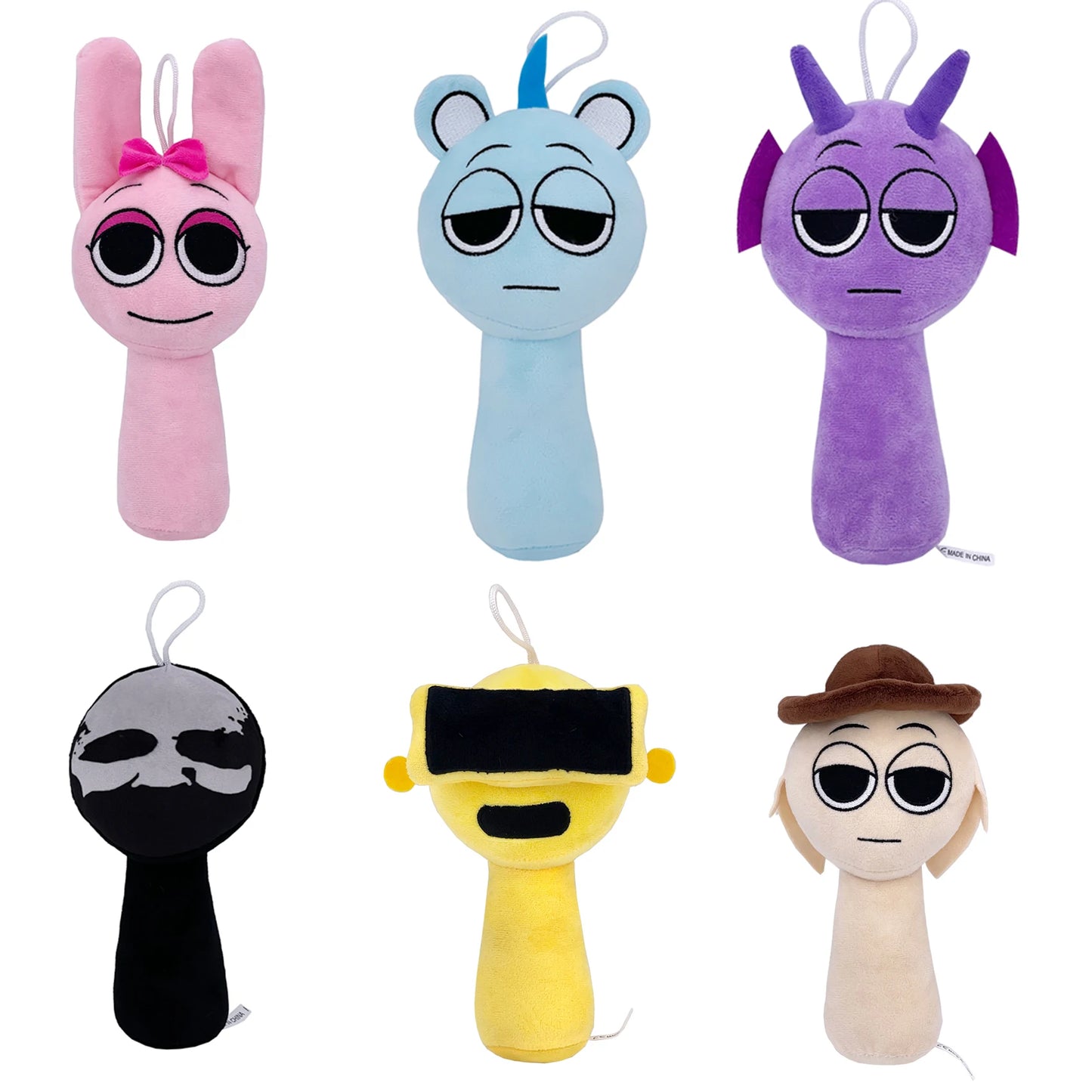 Sprunki Plush Toys Horror Game Toys Cartoon Cute Soft Stuffed Pillow for Kid Birthday Christmas Gift Stuffed Children Dolls