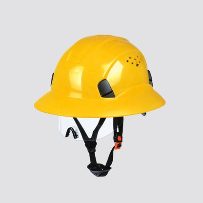 Construction Hard Hat Safety Helmet With Goggles Protective Working Rescue Cap Riding Helmet Rescue Climbing Helmets