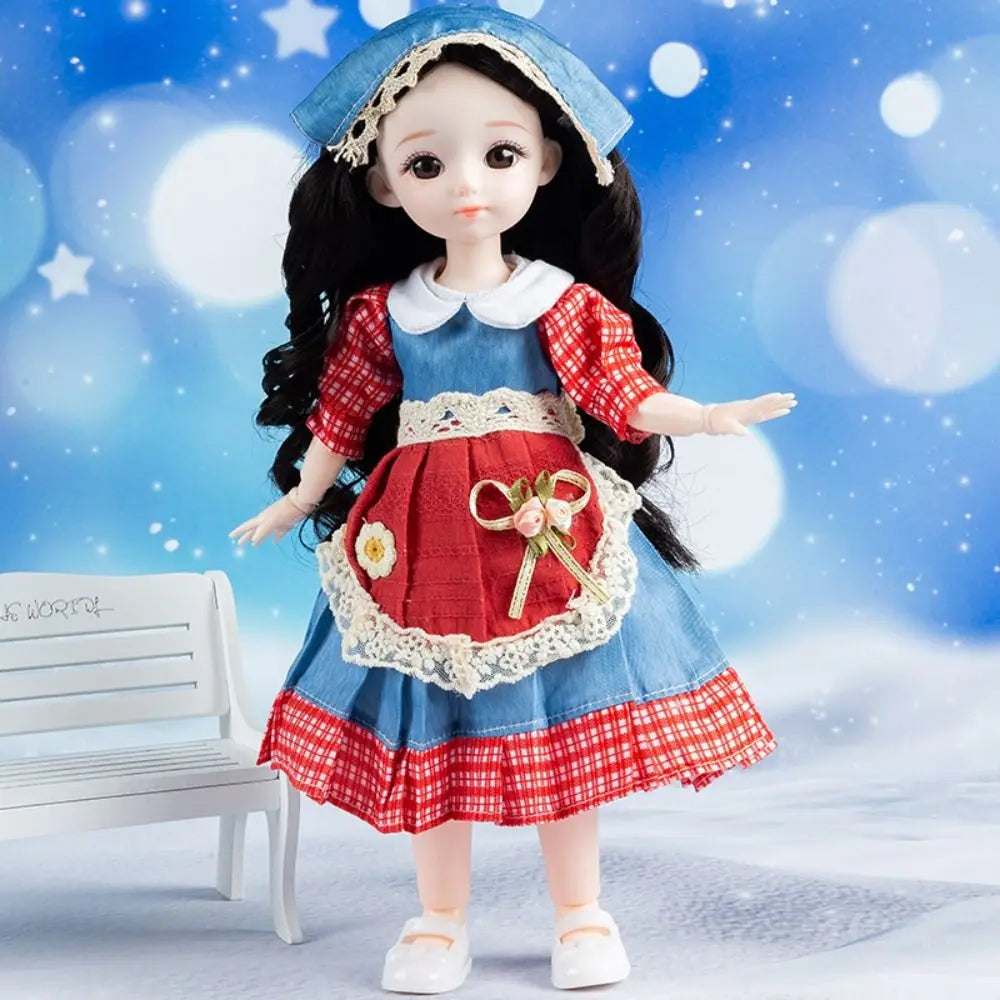 BJD Dolls BJD Dolls and Clothes Hinged Doll Brown Eye Removable Joints 3D Eyes Doll 13 Movable Joints Anime