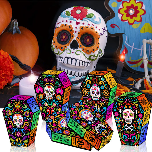 Halloween Pumpkin Candy Box 10PCS Paper Jack-O-Lantern Candy Holder Treat Bag for Children S Party Favors and Decorations