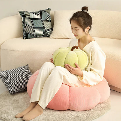 18cm Kawaii Halloween Pumpkin Plush Toy Soft Plant Stuffed Doll Holidays Props Party Favors Gifts Throw Pillow for Kids 6 Colors