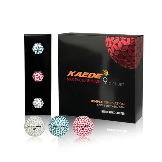 Kaede Sakura Golf Balls for Ladies Long Distance Triple Layer 9pcs Set Golf Ball Sports & Entertainment Equipment