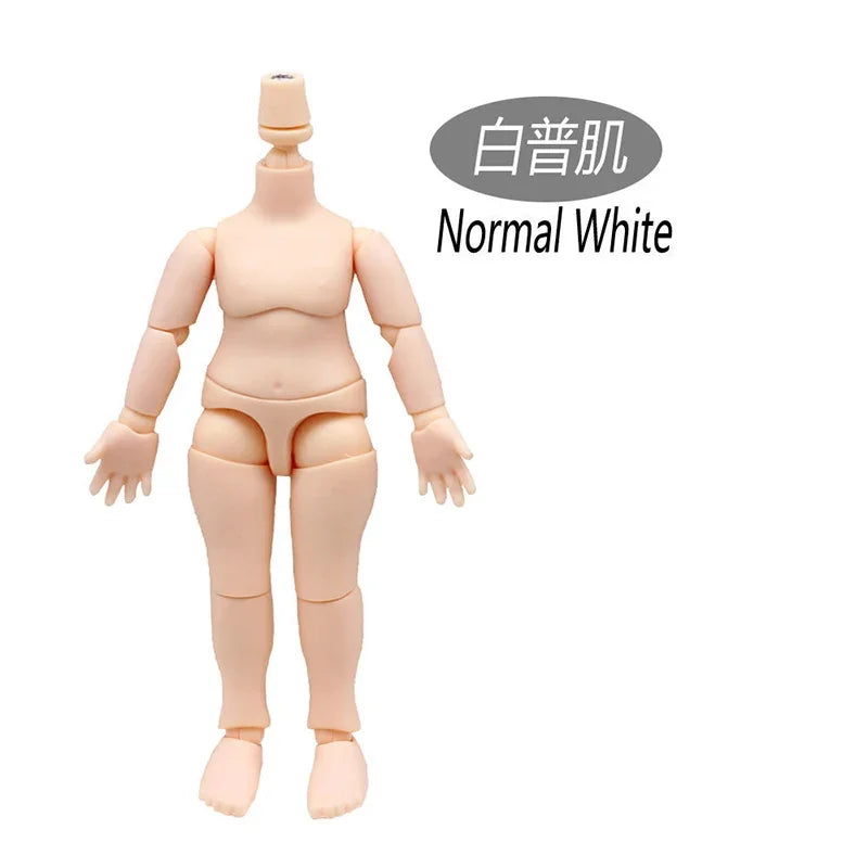 OB11 Body or GSC Head Pink/ Normal/ White/ Coffe Skin Body 1/12 Bjd Doll Accessories Dress Up Toys Gift